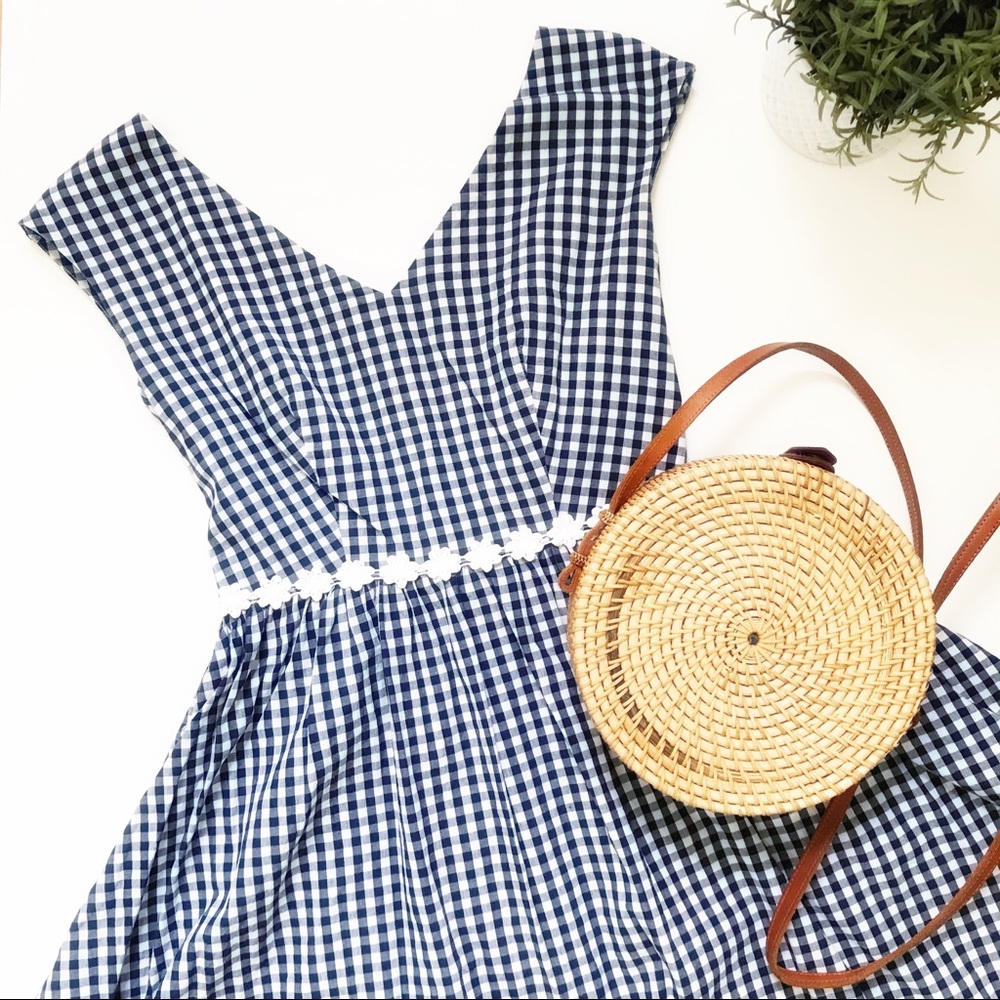 Saturday Studio - Gingham Fit And Flare Dress